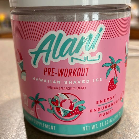 alani Other - Alani NEW PRE Workout 30 Servings Hawaiian Shaved Ice Flaver